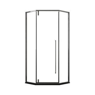 钻石型淋浴房钢化玻璃侧滑移门飞门极窄沐浴房卫生间干湿分离隔断