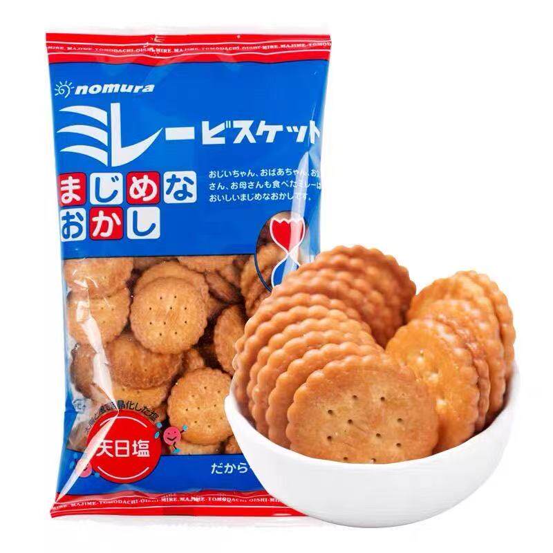 日本进口野村天日盐饼干