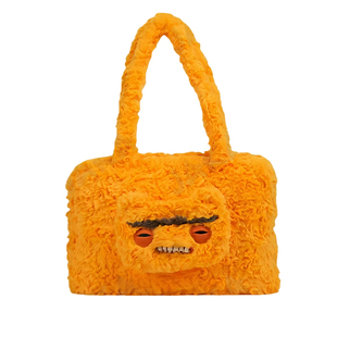 正版fuggler萌牙怪兽零钱包牙齿玩偶大牙丑娃娃公仔玩具卡通挂件