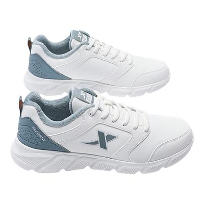 特步男鞋冬季加绒保暖跑鞋