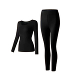 超薄保暖内衣女士隐形玻尿酸面膜肌底美肤衣秋衣秋裤打底衫秋冬季