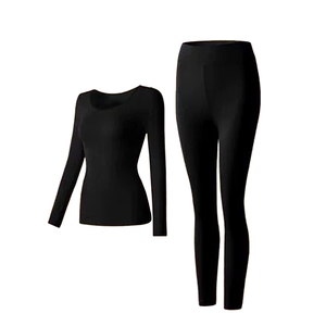 超薄保暖内衣女士隐形玻尿酸面膜肌底美肤衣秋衣秋裤打底衫秋冬季