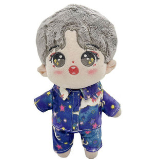 现货娃衣10cm20cm棉花娃娃衬衫睡衣套装15cm玩偶毛绒公仔衣服可爱