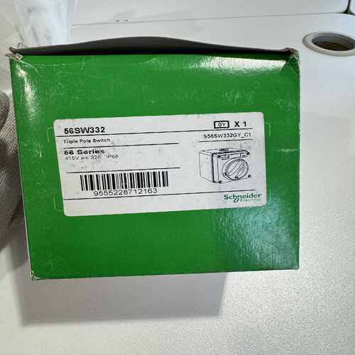议价施耐德56SW332电源防水开关旋钮三相控制工业电源户外防雨开
