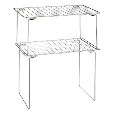 霜山不锈钢可折叠置物架