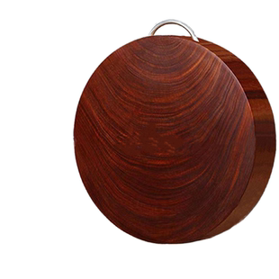 越南切菜板实木厨房家用加厚圆形菜墩子整木商用案板正宗铁木砧板