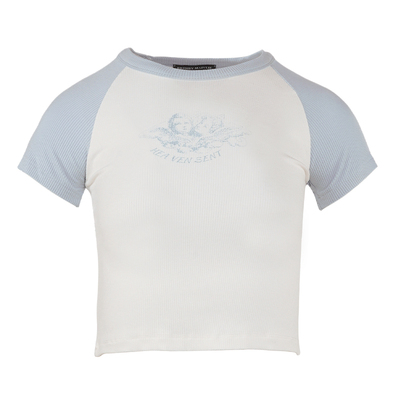 上衣打底衫短袖BM拼接