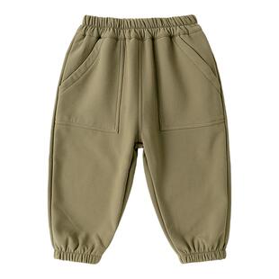 【户外机能裤】儿童裤子秋冬男童长裤女童加绒休闲裤冬季宝宝冬装