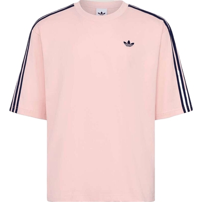 滔搏adidas阿迪达斯三叶草男子三条纹舒适运动休闲短袖T恤KG6334