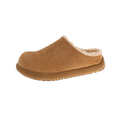 超火包头拖鞋女冬增高穆勒博肯鞋