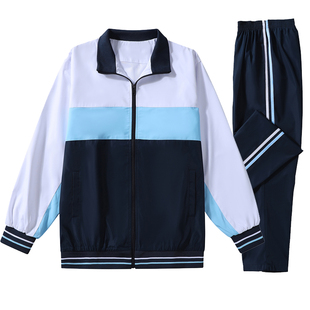 顺德区初中校服中学生统一运动服套装秋冬男女加厚上衣外套短长裤