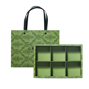 2026端午包装盒礼盒空盒高档手提青团月饼盒绿豆糕蛋黄酥盒子6粒8