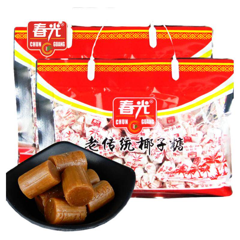 春光500g海南特产正品浓香椰子糖