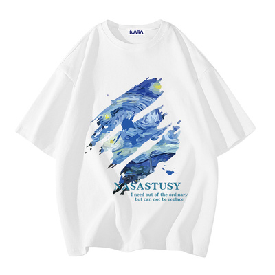 NASA官方正品短袖T恤纯棉衣服