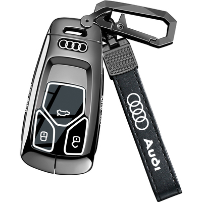 25款奥迪a6l汽车钥匙壳高级金属