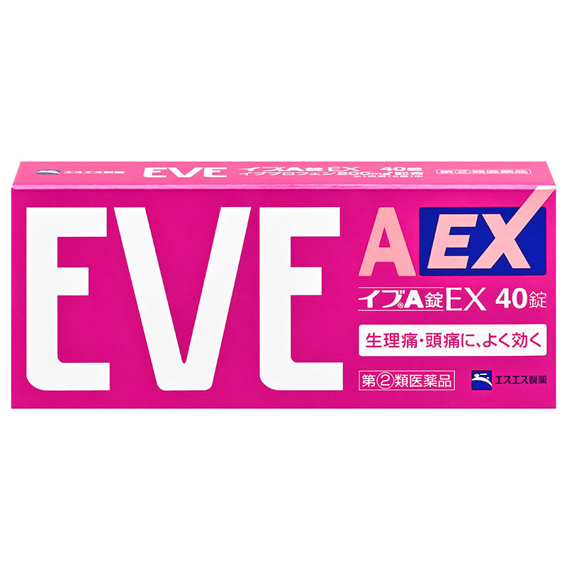 eve止疼药痛经小粉盒牙痛速效头疼喉咙痛头痛药退烧布洛芬片