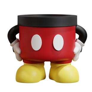 卡通米奇钥匙收纳玄关摆件欢迎回家门口装饰摆画创意乔迁新居礼物