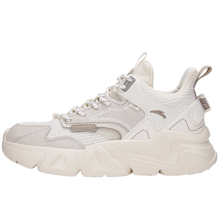 安踏男鞋厚底老爹鞋官方旗舰店鞋子男款休闲鞋旅游鞋白色运动鞋男