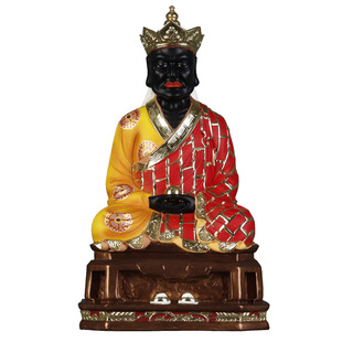 清水祖师佛像三坪祖师爷摆件玻璃钢树脂清水祖师神像家用摆件