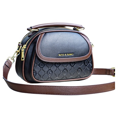 大金包 香港古乔品牌2025年新款 GQ8077时尚手提斜挎女士气质包