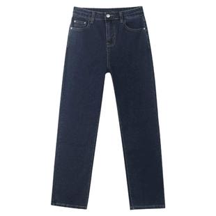 烟管裤女2026年春季新款小个子高腰显瘦显高法棍裤九分直筒牛仔裤