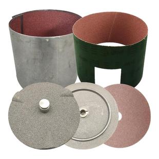 商用土豆去皮机350型450脱皮打皮银鹰砂盘沙筒削皮机砂带配件大全