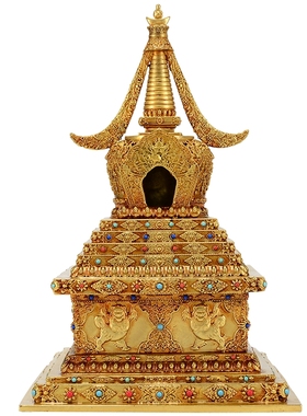 藏村铜雕花摆件八款选择