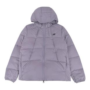 NEW BALANCE NB冬季男子保暖羽绒服连帽百搭运动上衣NPF44011-PUR