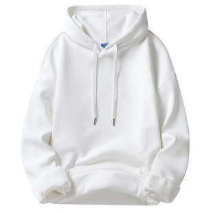 男士卫衣2025秋冬潮流宽松美式重磅连帽加绒加厚休闲外套上衣