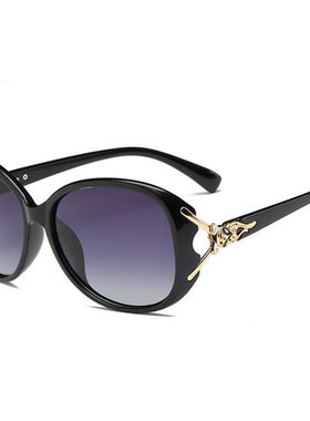 偏光太阳镜女2025新款小脸款网红狐狸个性眼镜女韩版潮防紫外线