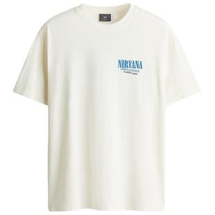 【Nirvana涅槃乐队】HM男装女装T恤宽松复古印花打底衫1225609