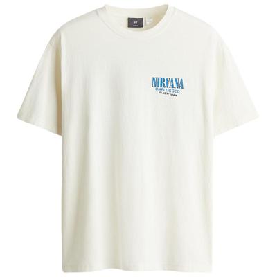 【Nirvana涅槃乐队】HM男装女装T恤宽松复古印花打底衫1225609