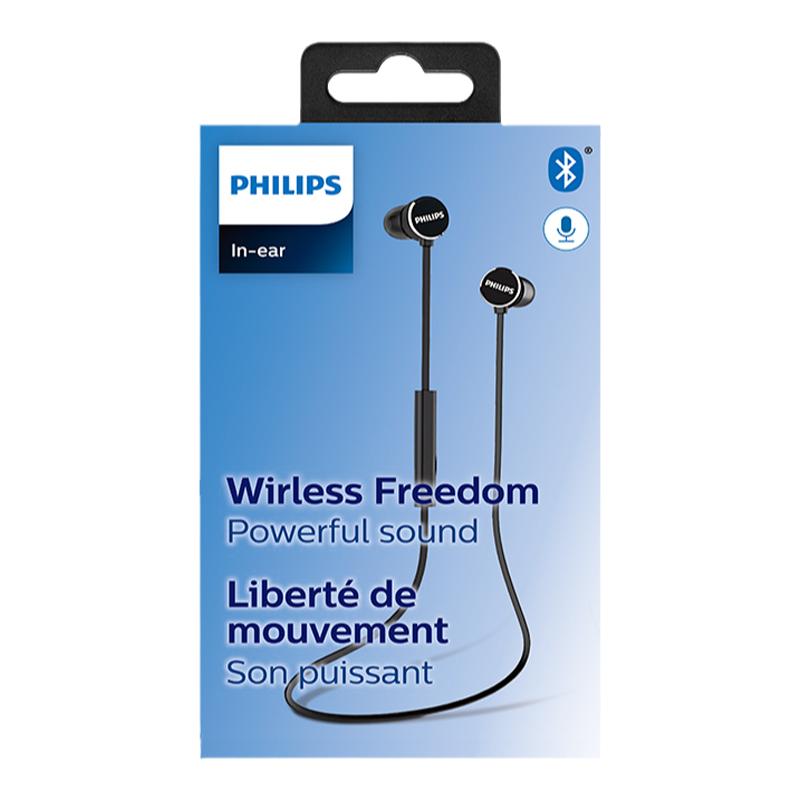 Philips/TAUN102飞利浦无线蓝牙5.0颈挂入耳磁吸防耳机SHB5850