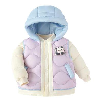 儿童新款轻薄羽绒服二件套保暖外