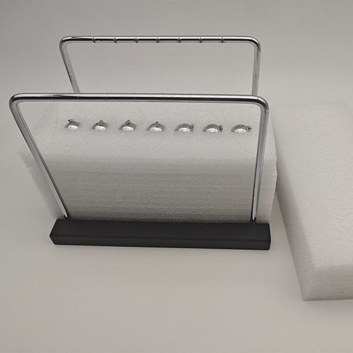 定制牛顿摆球不锈钢球永工艺品创意球碰撞混沌动摆球底座木摆件