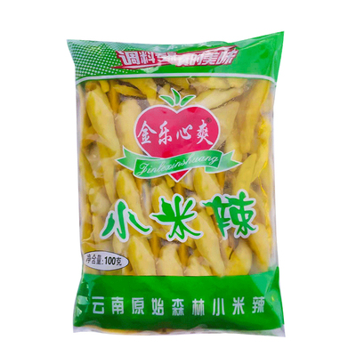 泡椒小米辣新鲜野山椒剁椒泡辣椒自制泡凤爪调料泡菜老坛母水袋装