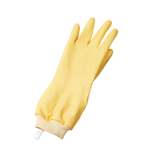 冬天洗碗家务手套加绒保暖专用厨房清洁加长刷碗加厚防水宽口束口