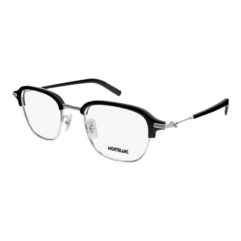万宝龙Montblanc男女同款金属方框眉框细框光学镜眼镜框MB0390O