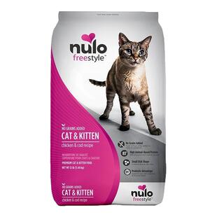Nulo猫粮美国进口诺乐自由天性高蛋白无谷全价猫粮鸡肉12磅5.44kg