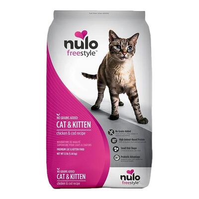 Nulo猫粮美国进口诺乐自由天性高蛋白无谷全价猫粮鸡肉12磅5.44kg