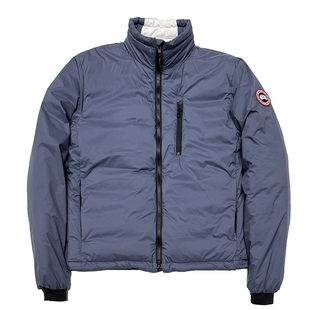 国内现货CANADA GOOSE加拿大鹅 新款Lodge系列蓝色立领羽绒服外套