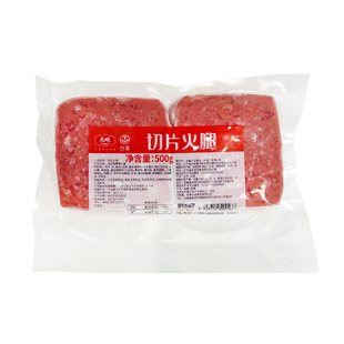 大成台畜切片火腿500g方火腿切片早餐汉堡三明治手抓饼香肠片家用