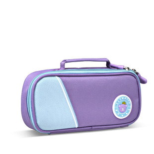 新款大容量初中小学生手提笔袋双层简约男女生潮流文具盒铅笔盒