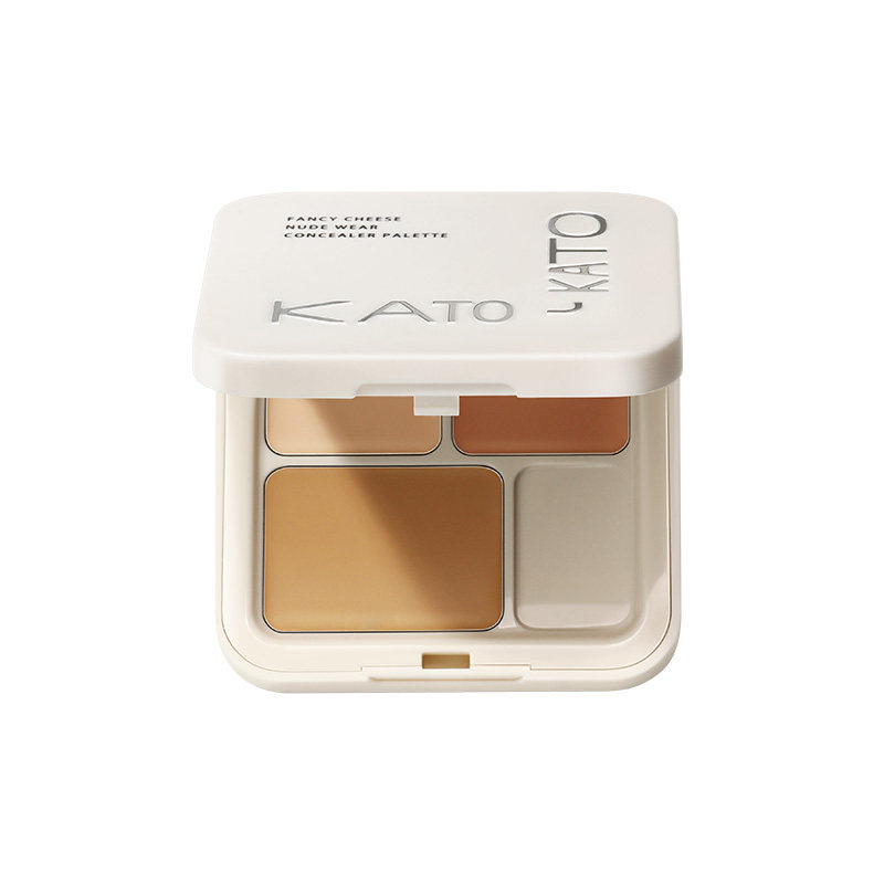 KATO三色遮瑕膏遮暇盘液笔面部遮盖黑眼圈斑点痘印法令纹脸部提亮