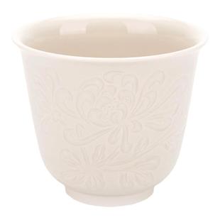 陈氏定窑庞永辉大师监制定瓷12花神杯定州白瓷宋代高级雅简