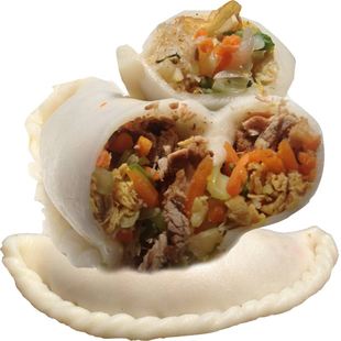 台州嵌糕夹糕包年糕大饺子浙江温岭产餐饮特色速食半成品早餐美食