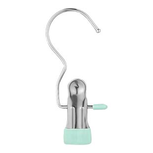 不锈钢挂钩夹子无痕家用收纳晾晒帽夹丝巾围巾夹晾晒袜夹裙子夹子