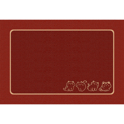 入户门地垫进门脚垫门口地毯红色高端门垫新房乔迁家用新款防滑垫