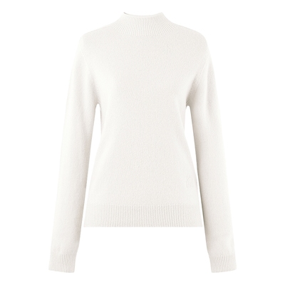 秋水伊人半高领毛针织衫打底上衣