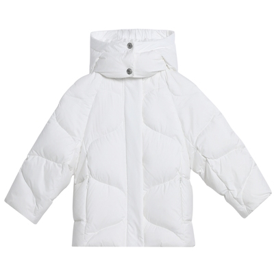 鄂尔多斯童装儿童鹅绒羽绒服男童女童秋冬新品保暖连帽短款